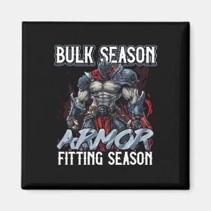 Bulk-Saison-Rüstung passt Gym-Meme der Saison Magnet