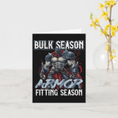 Bulk Season Armor Fitting Season Gym Meme Karte (Gelbe Blume)