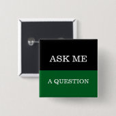 Bulk Simple Frag Me Business Lapel Button-Buttone Button (Vorne & Hinten)
