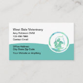 Bulk Veterinary Appointment Business Cards Moderne Visitenkarte (Vorderseite)