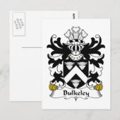 Bulkeley Familienwappen Postkarte (Vorne/Hinten)