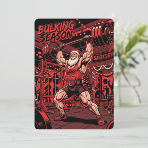 Bulking Season Gains Santa Fitnessstudio Weihnacht