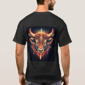 Bull Abstrakt Geometric T-Shirt (Rückseite)