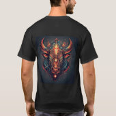 Bull Abstrakt Geometric T-Shirt (Rückseite)