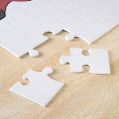 Bull als Feuerwehrmann mit Helm Puzzle (Seite)