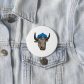 Bull als Polizeibeamte Button (Beispiel)