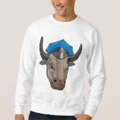 Bull als Polizeibeamte Sweatshirt (Vorderseite)
