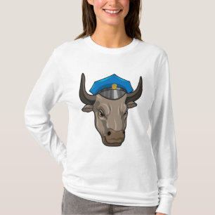 Bull als Polizeibeamte T-Shirt