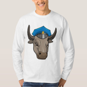 Bull als Polizeibeamte T-Shirt