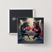 Bull and Bear Button (Vorne & Hinten)