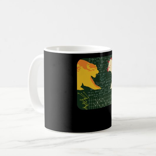Bull and Bear Kaffeetasse (Vorderseite Links)