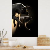 Bull and Bear Market Statements Poster (Küche)