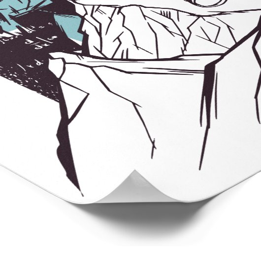 Bull and Bear Trading Poster (Ecke)