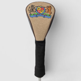 Bull and Boar Rampant GRILLEN Coat of Arms Golf Headcover