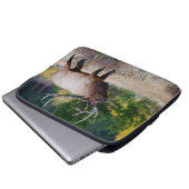 Bull & Aspen Trees | Rocky Mountain Nationalpark Laptopschutzhülle (Vorne Knopf)