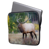 Bull & Aspen Trees | Rocky Mountain Nationalpark Laptopschutzhülle (Vorderseite Links)