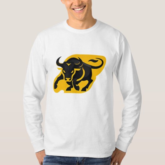 Bull aufladen - Power in Bewegung T-Shirt (Vorderseite)