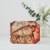 Bull aus Altamira Postkarte (Stehend Vorderseite)
