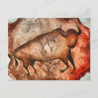 Bull aus Altamira Postkarte