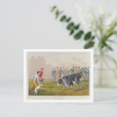 'Bull Baiting', pub.by Thomas McLean, 1820, (Druck Postkarte (Stehend Vorderseite)