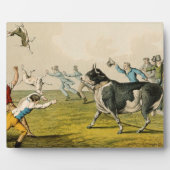'Bull Baiting', Pub. von Thomas McLean, 1820, (pri Fotoplatte (Vorderseite)