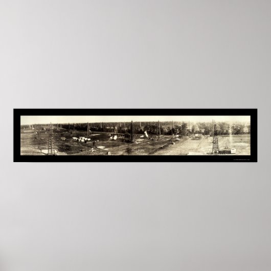 Bull Bayou Oil LA Foto 1919 Poster (Vorne)