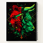 Bull Bear Duel Forces Notizblock (Rückseite)