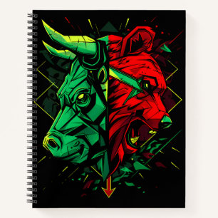 Bull Bear Duel Forces Notizblock