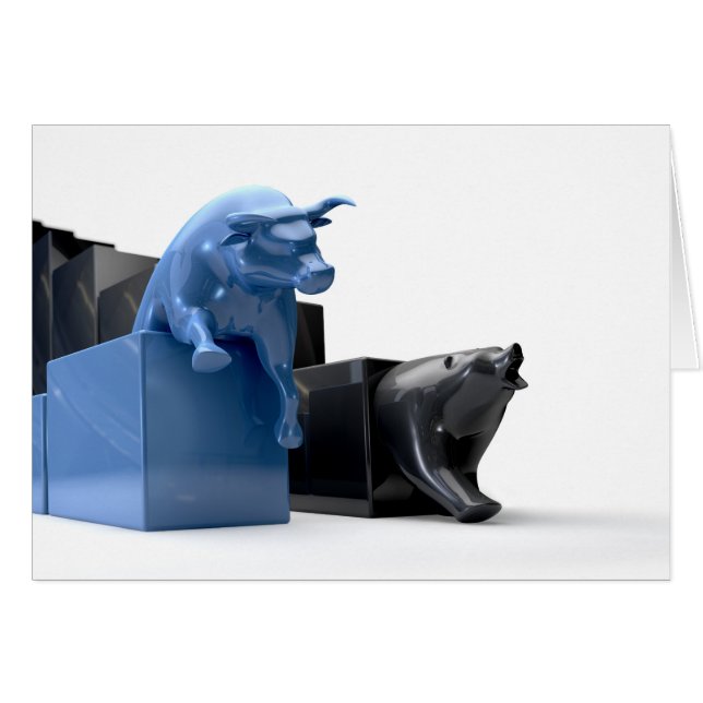 Bull & Bear Economic Trends Converge (Vorderseite (Horizontal))