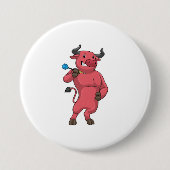 Bull bei Darts mit Dart Button (Vorderseite)