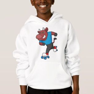 Bull bei Inline-Skaten mit Roller-Skaten Hoodie