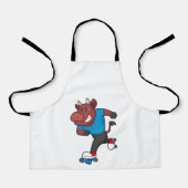 Bull bei Inline-Skaten mit Roller-Skaten Schürze (Vorderseite)