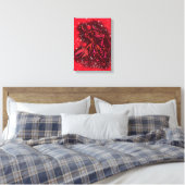 Bull bei Red Starry Night Leinwand drucken (Insitu (Schlafzimmer))