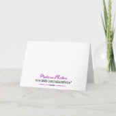 Bull Birthday anpassen Karte (Rückseite)