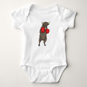 Bull Boxer Boxhandschuhe Baby Strampler