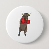 Bull Boxer Boxhandschuhe Button (Vorderseite)