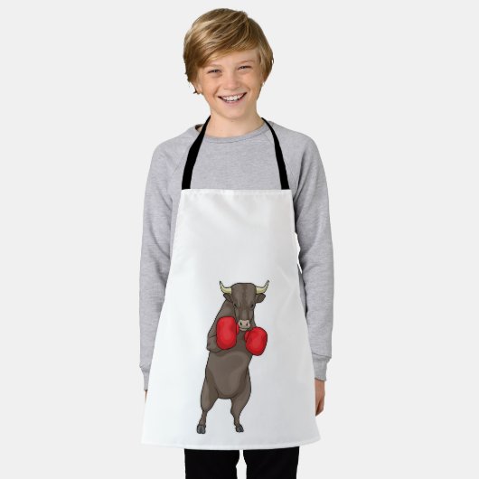 Bull Boxer Boxhandschuhe Schürze (Getragen)