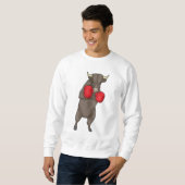 Bull Boxer Boxhandschuhe Sweatshirt (Vorne ganz)