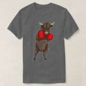Bull Boxer Boxhandschuhe T-Shirt (Design vorne)
