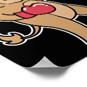 Bull Boxing Poster (Ecke)