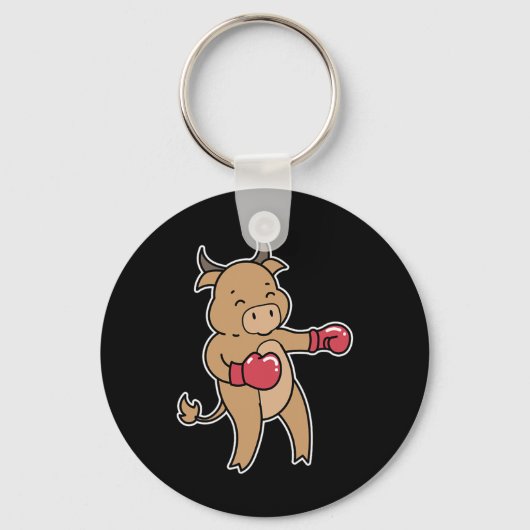 Bull Boxing Schlüsselanhänger (Vorderseite)