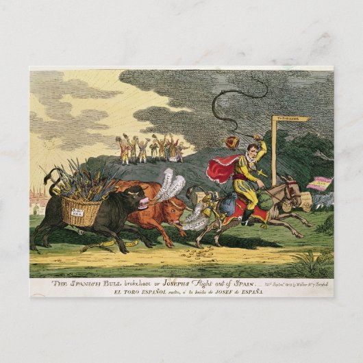 Bull Broke Lose oder, Joseph's Flight Postkarte (Vorderseite)