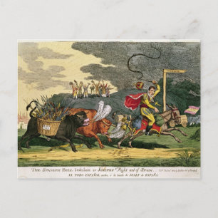Bull Broke Lose oder, Joseph's Flight Postkarte