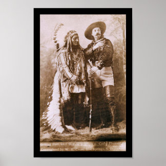 Bull & Buffalo Bill 1891 Poster