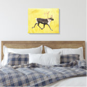 Bull Caribbean Leinwanddruck (Insitu (Schlafzimmer))