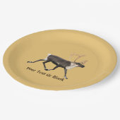 Bull Caribbean Pappteller (Schrägansicht)