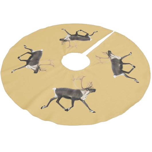 Bull Caribbean Polyester Weihnachtsbaumdecke (Schrägansicht)