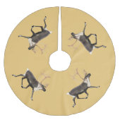 Bull Caribbean Polyester Weihnachtsbaumdecke (Vorderseite)