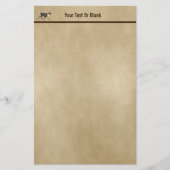 Bull Caribbean (Rentier) auf altem Papier (Vorderseite)