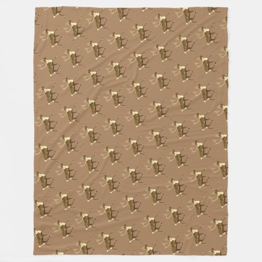 Bull Caribbean - Sepia Fleecedecke (Vorderseite)